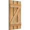 Ekena Millwork Spaced Board-n-Batten Shutters w/Z-Bar, Rough Sawn Western Red Cedar, 17 1/8W x 29H, PR RBS06Z17X029RWR - alternate 5